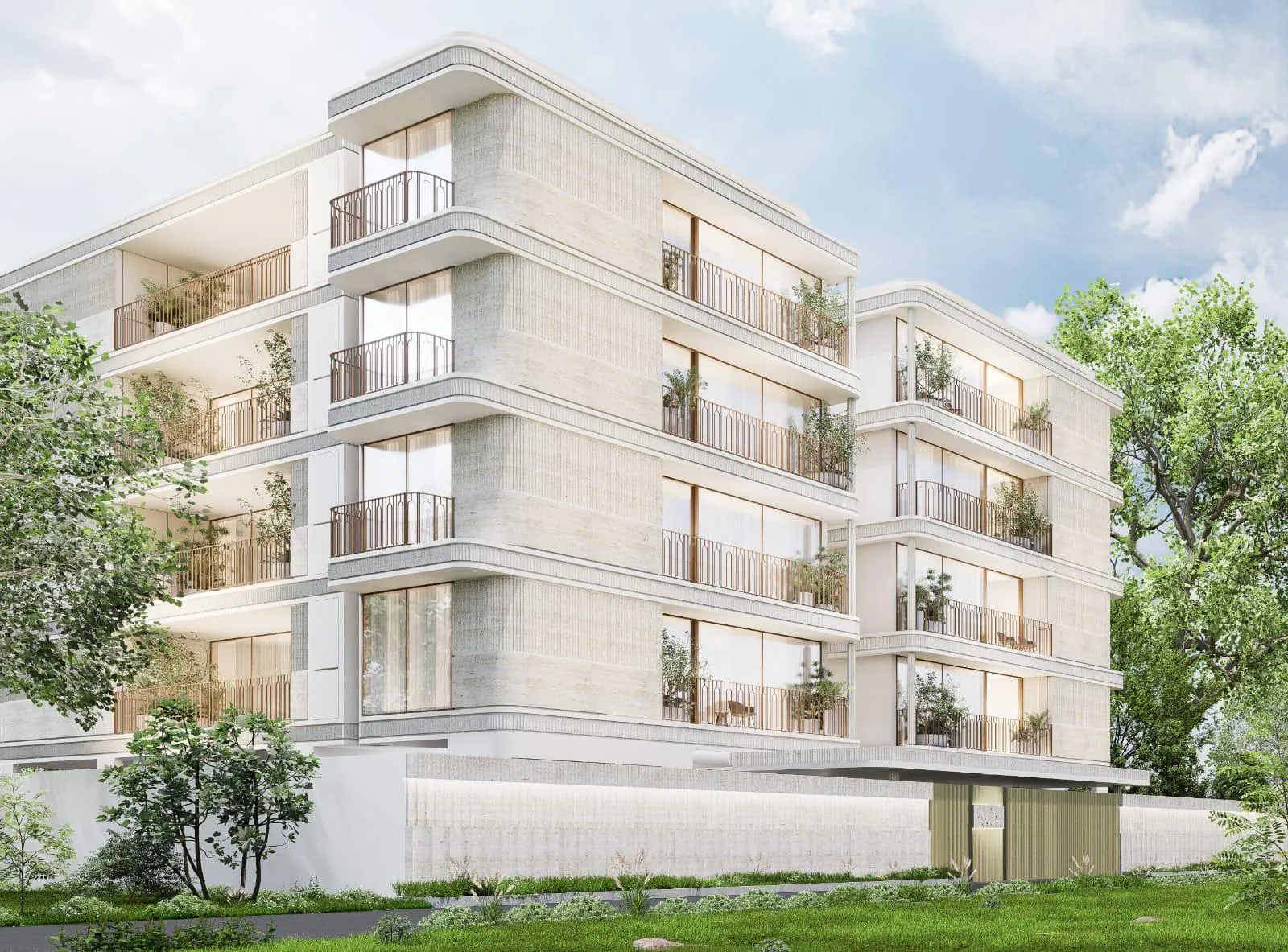 Corner balconies